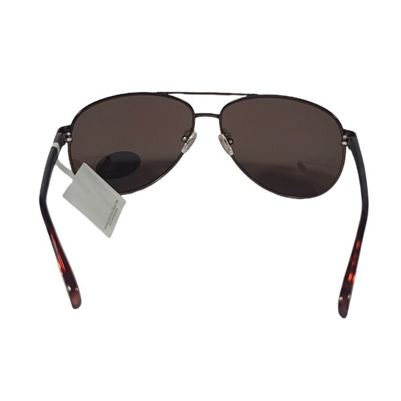 Fossil Aviator Sunglasses Brown Frame Brown Lens UV 63-14-128 FM117 Unisex - Picture 6 of 9